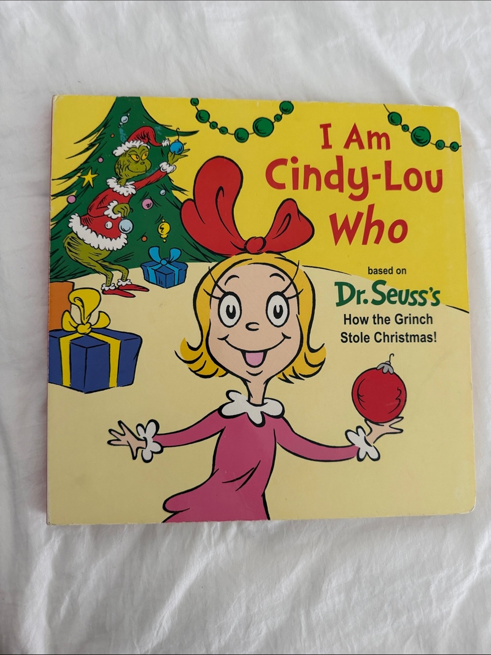 Dr. Seuss Cindy-Lou Who Board Book - Yellow, Pink, Red, Green, Blue